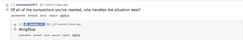 Illustration for article titled Wendy's did a Reddit AMA, trashes McDonald's some more